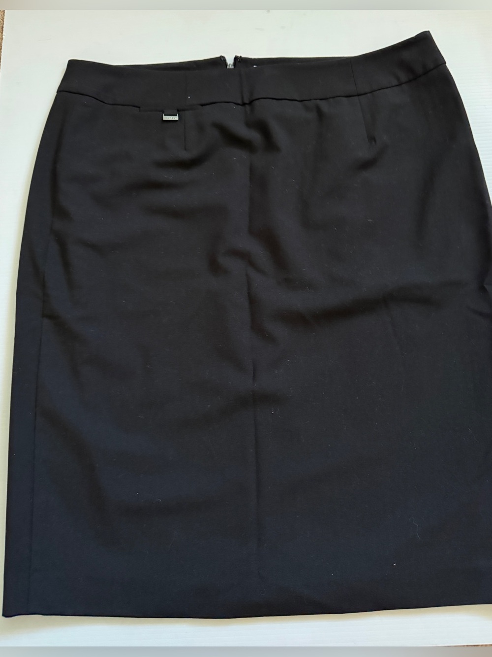 NWOT Calvin Klein Pencil Skirt Size 14 Black Lined